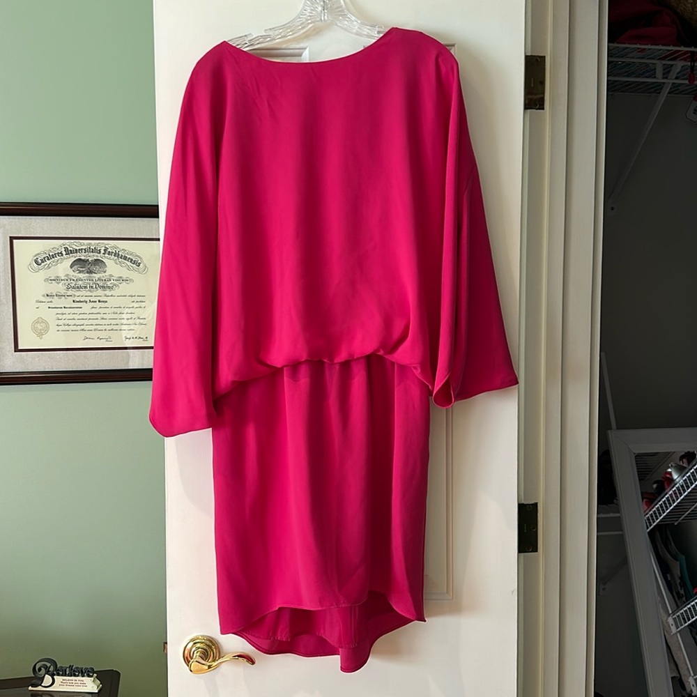 Trina Turk pink tie back mini dress. Brand new with tags.